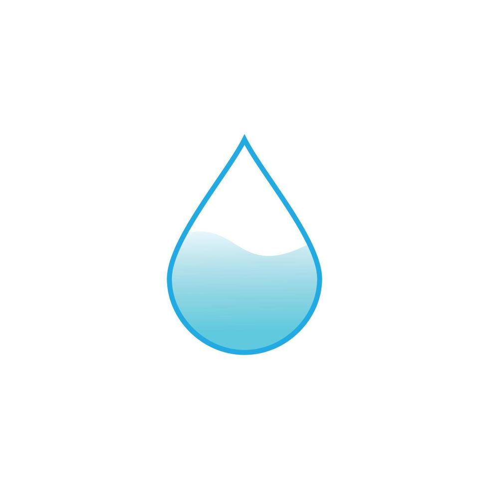 Wasser-Pfeil-Vektor-Symbol-Illustrationsbild vektor