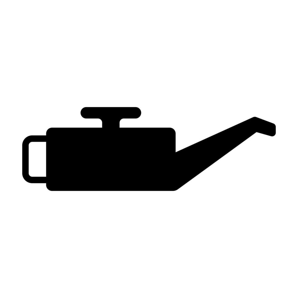 Autoöl schwarzes Vektorsymbol auf weißem Hintergrund vektor