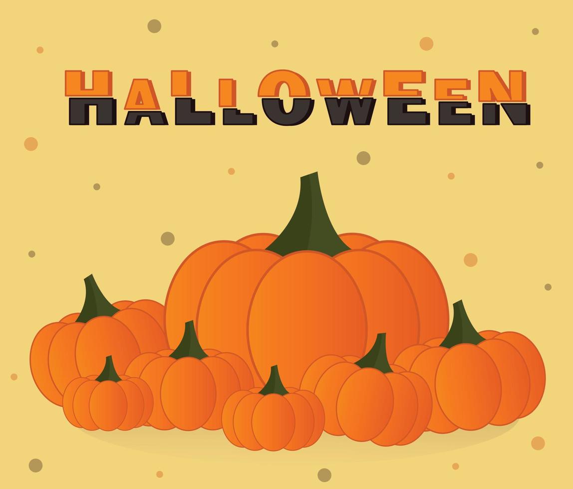 fröhliches halloween-banner oder partyeinladungshintergrund. Vektor-Illustration. vektor