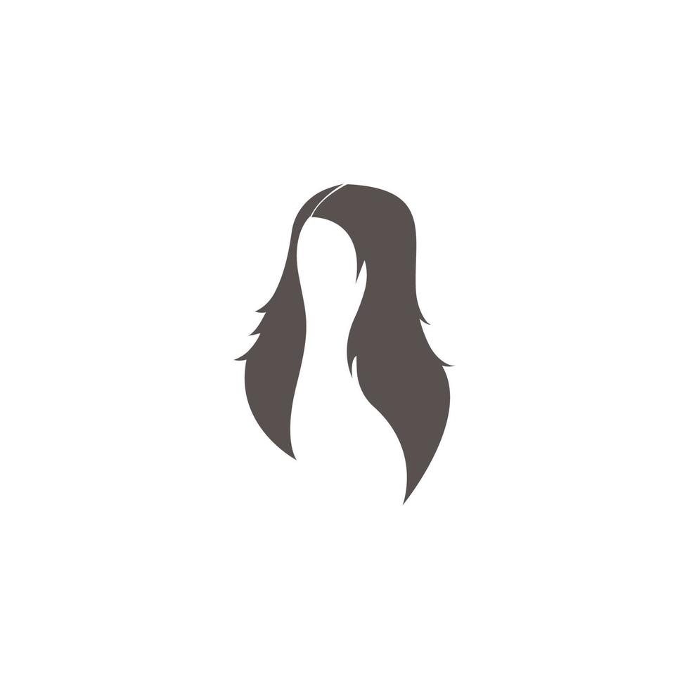 hår ikon vektor illustration