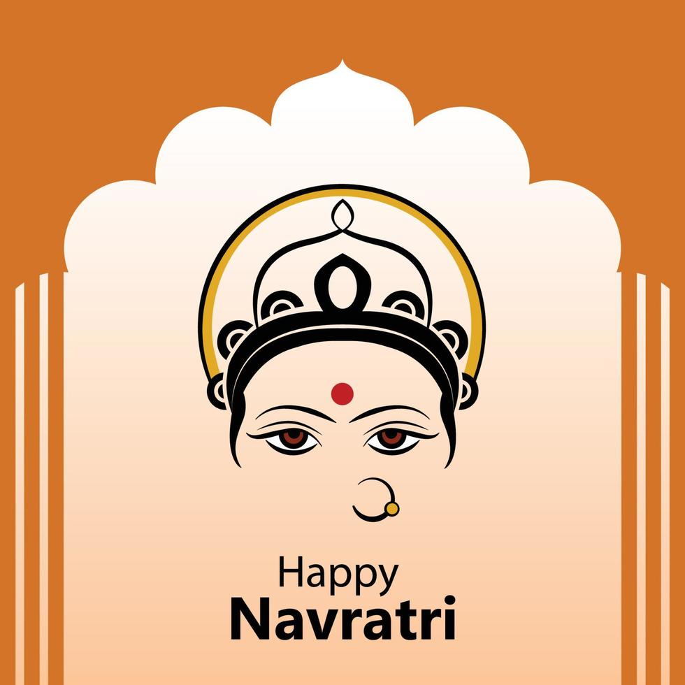 glad navratri gratis vektor