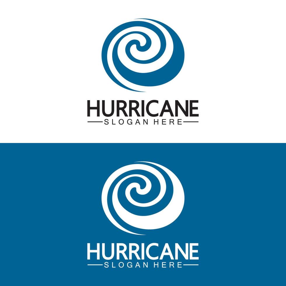 Hurrikan-Logo-Symbol-Symbol-Illustrationsvektor vektor