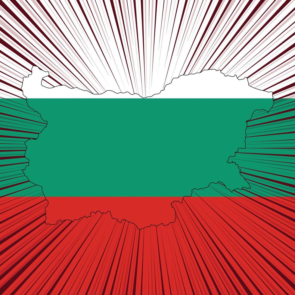 bulgarien befreiungstag kartenentwurf vektor