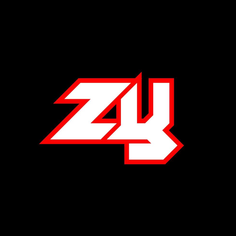 zx logotyp design, första zx brev design med sci-fi stil. zx logotyp för spel, esport, teknologi, digital, gemenskap eller företag. z x sport modern kursiv alfabet font. typografi urban stil teckensnitt. vektor