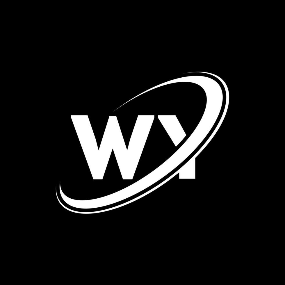 wy w y brev logotyp design. första brev wy länkad cirkel versal monogram logotyp röd och blå. wy logotyp, w y design. wy, w y vektor