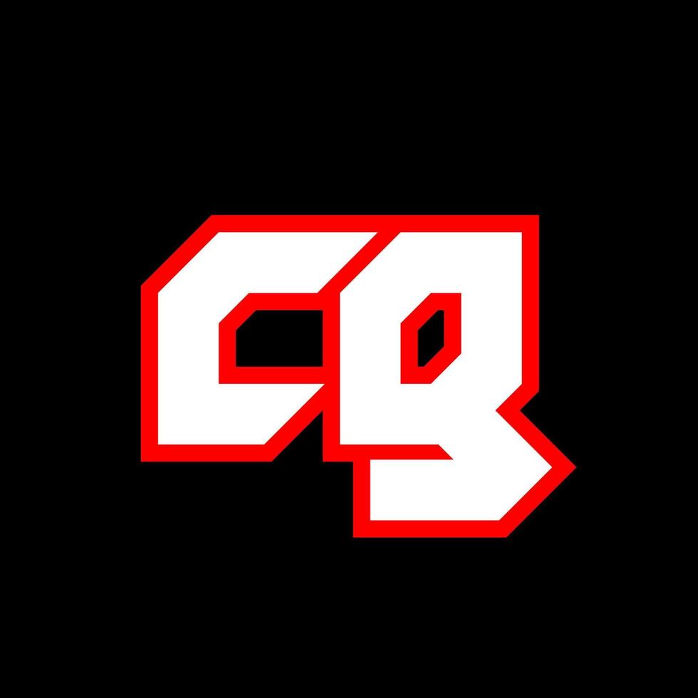 cg logotyp design, första cg brev design med sci-fi stil. cg logotyp för spel, esport, teknologi, digital, gemenskap eller företag. c g sport modern kursiv alfabet font. typografi urban stil teckensnitt. vektor