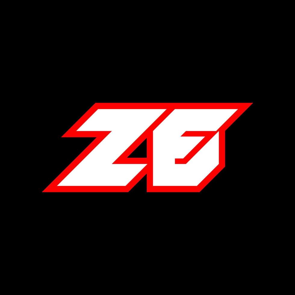 ze-Logo-Design, anfängliches ze-Buchstabendesign im Sci-Fi-Stil. ze-Logo für Spiel, Sport, Technologie, Digital, Community oder Business. ze sport moderne kursive alphabetschrift. Typografie Schriftarten im urbanen Stil. vektor