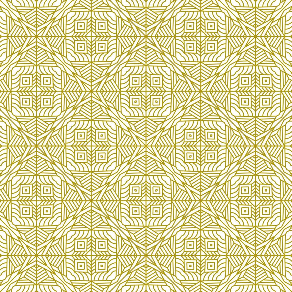 gyllene linje mönster unik traditionell etnisk bakgrund vektor