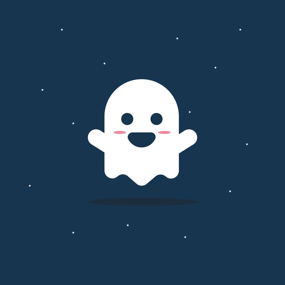 Halloween-Geist-Icon-Design vektor