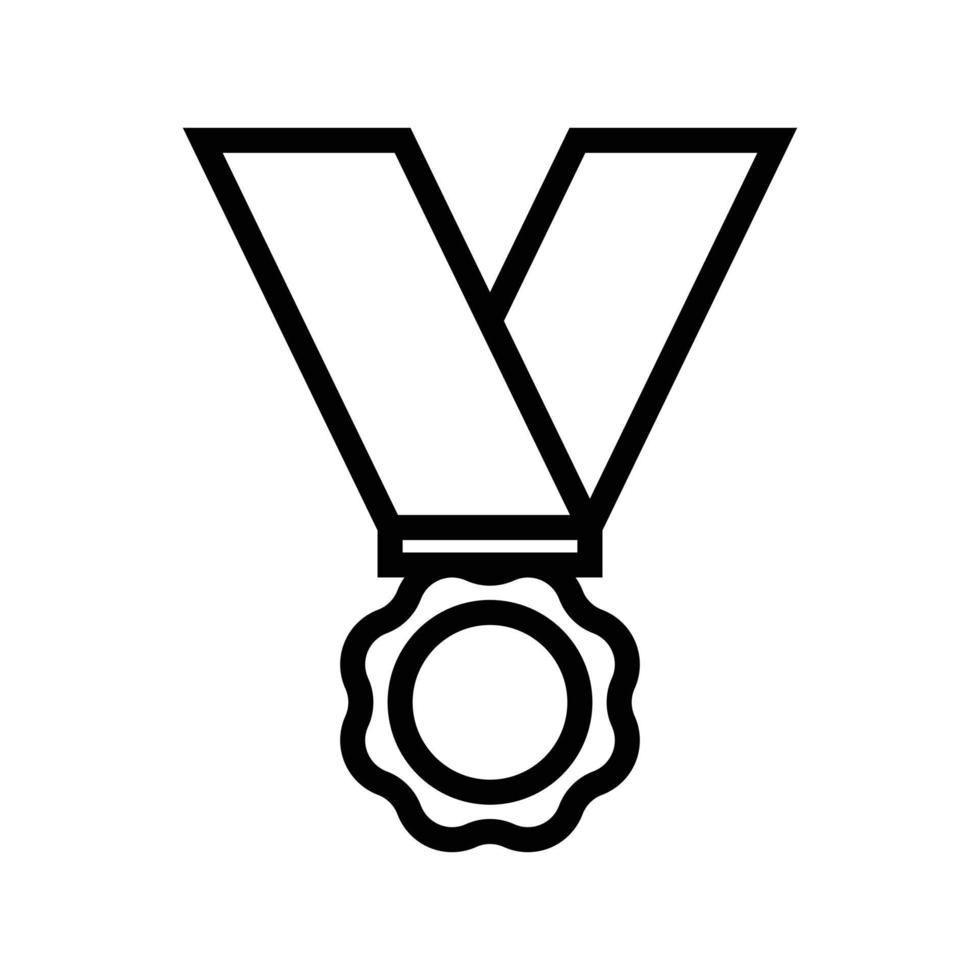 medalj utmärkelse ikon vektor