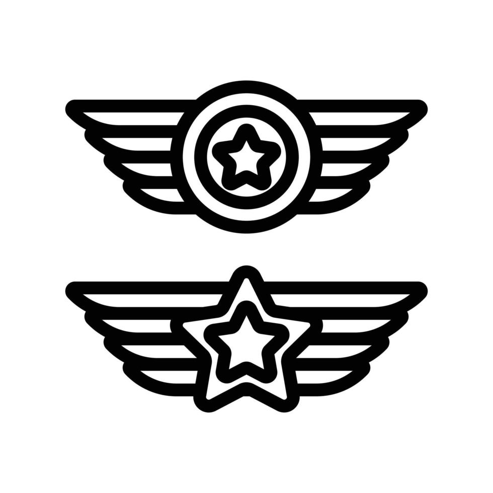 militärisches Rangsymbol vektor