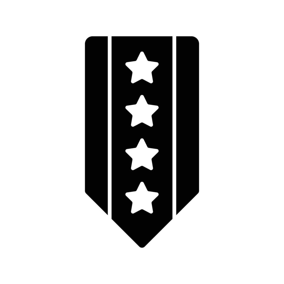 militärisches Rangsymbol vektor