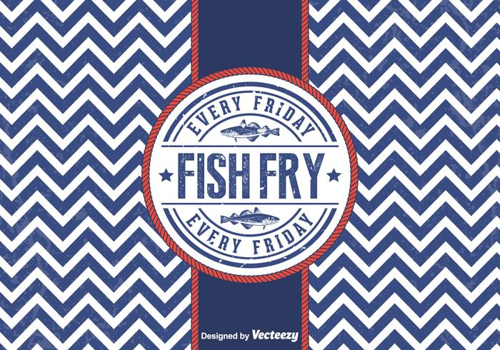 Free Vector Freitag Fisch Fry Badge