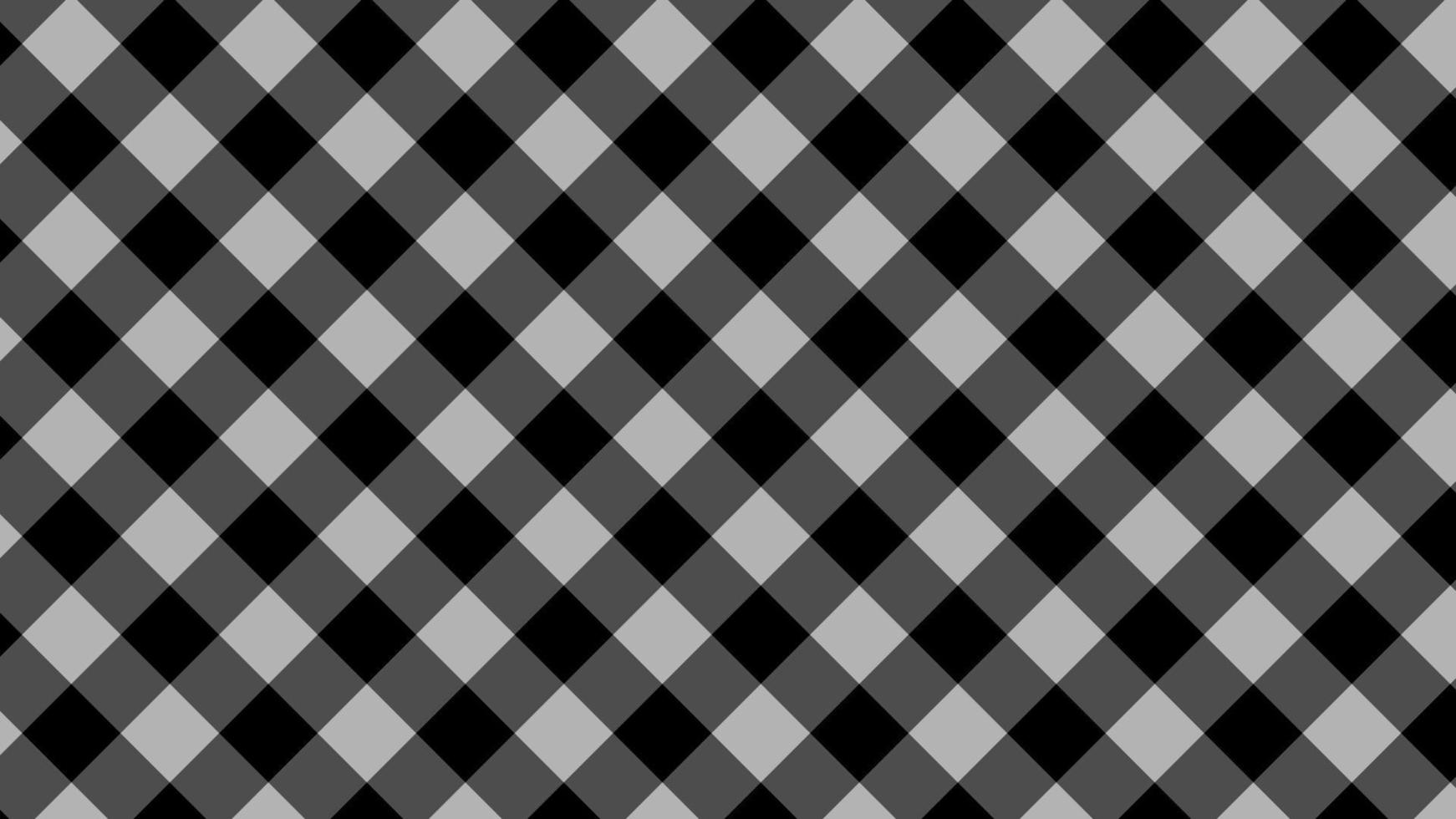 estetisk svart diagonal gingham, dam, pläd, checkerboard tapet illustration, perfekt för tapet, bakgrund, bakgrund, baner, omslag vektor