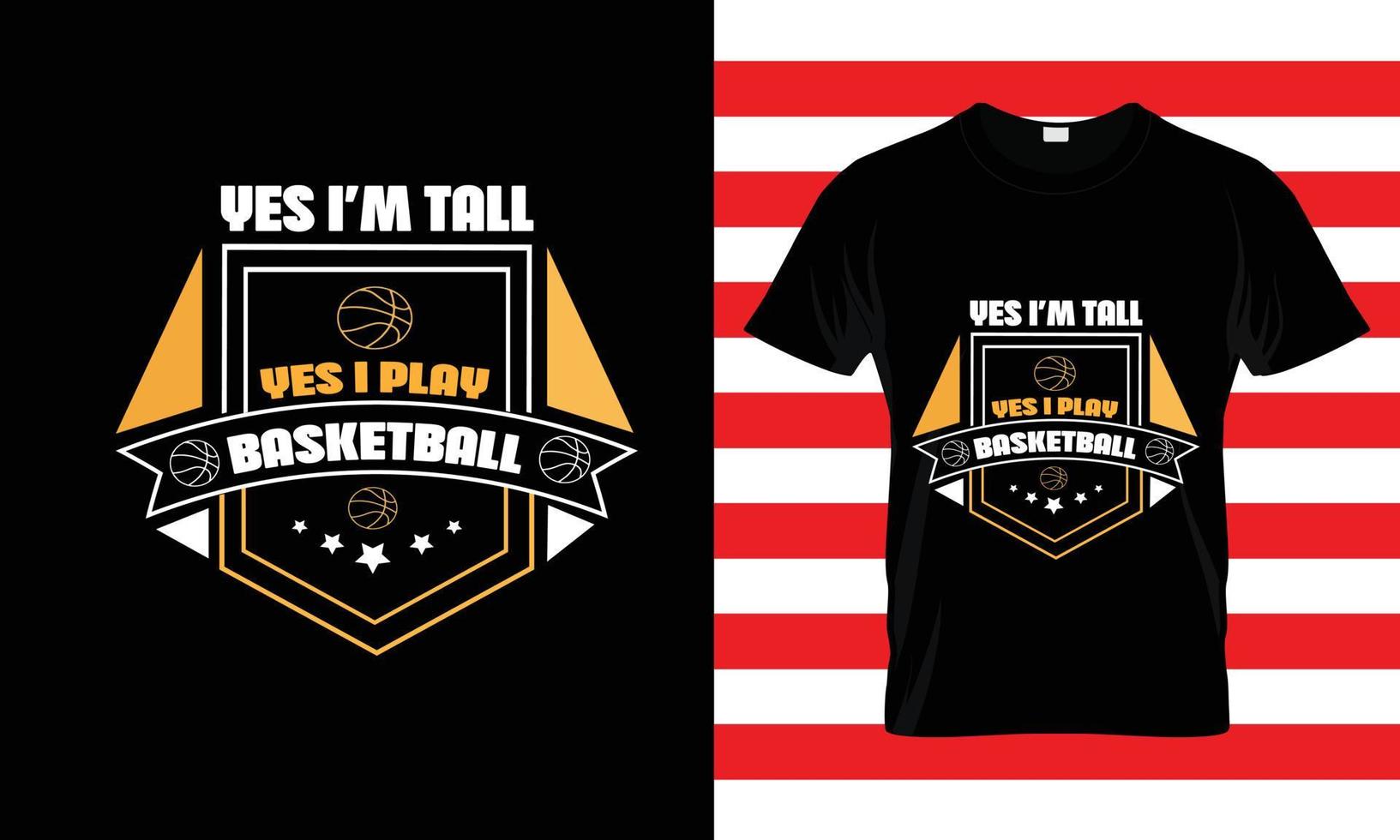 ja bin ich großes… Basketballgewohnheits-T-Shirt vektor