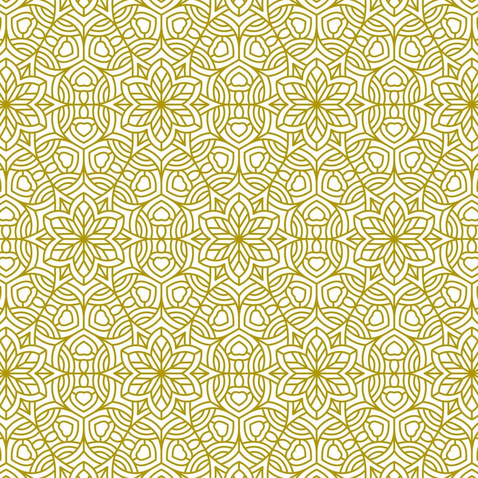 mandala linje etnisk bakgrund abstrakt mönster vektor