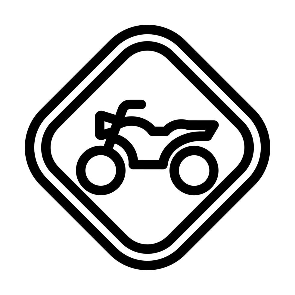 Motocross-Icon-Design vektor