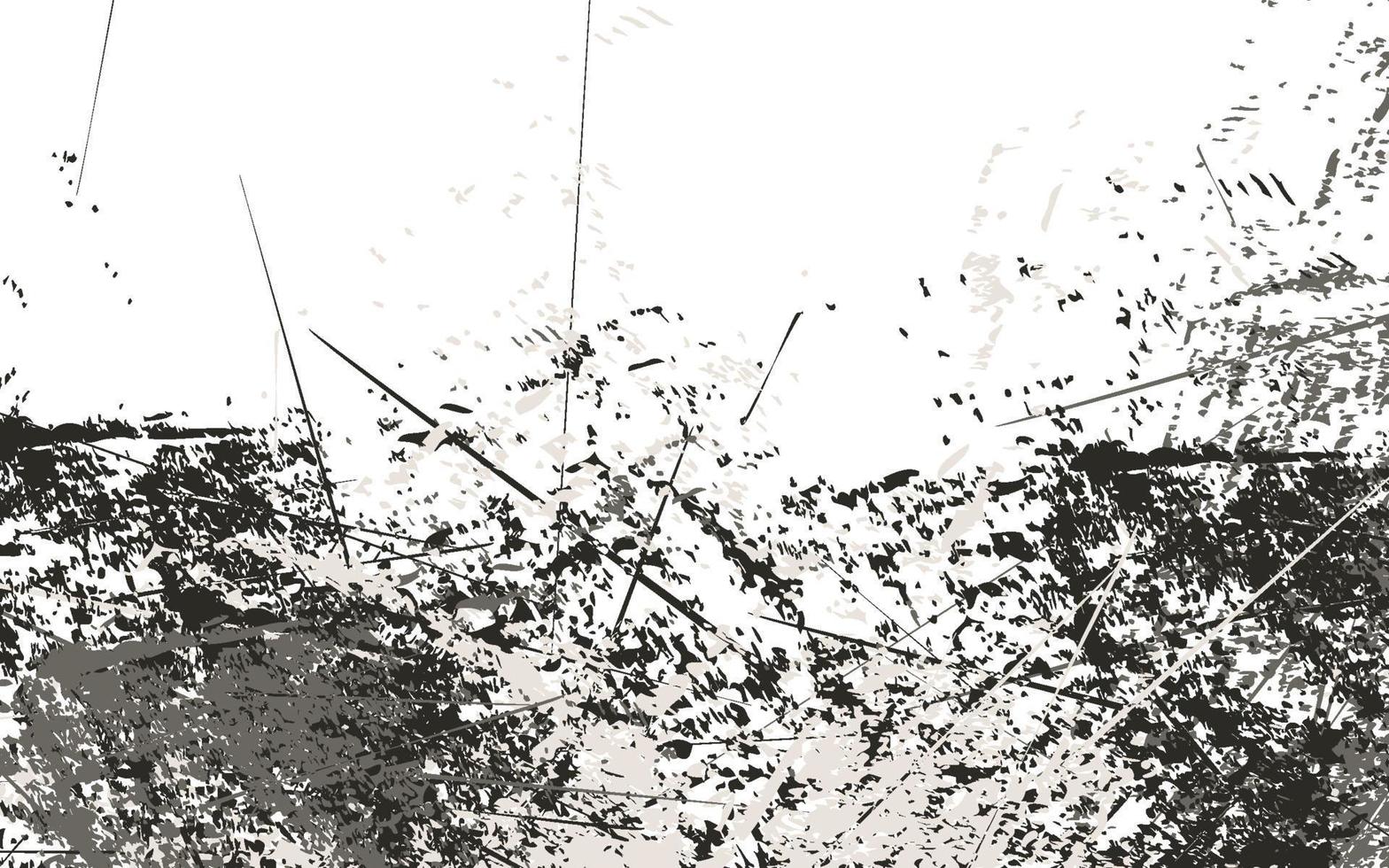 abstrakte Grunge-Textur schwarz-weißer Hintergrund vektor