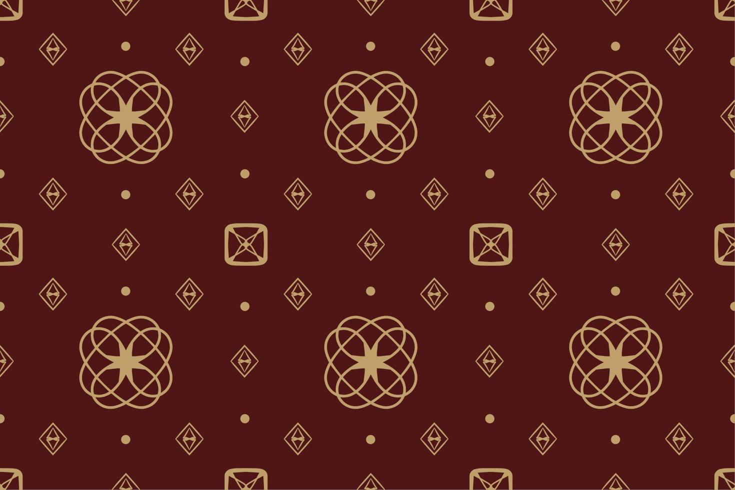 elegantes geometrisches nahtloses muster mit stammesform. entworfen in ikat, boho, aztekisch, volkstümlich, motiv, luxuriöser arabischer stil. Ideal für Stoffkleidung, Keramik, Tapeten. Vektor-Illustration. vektor