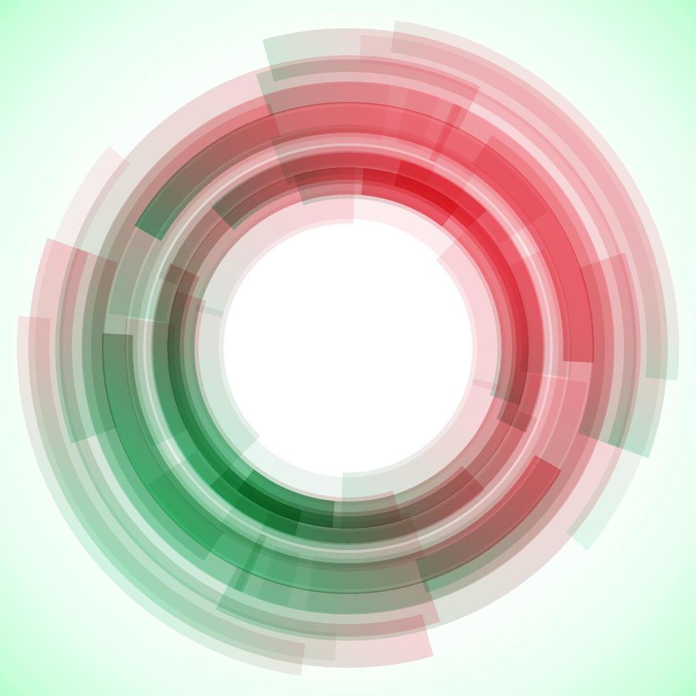 geometrischer Rahmen aus Kreisen, abstrakter Vektorhintergrund, Tapete vektor