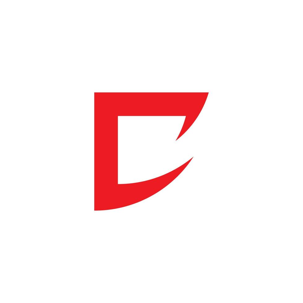 d-Buchstaben-Icon-Design-Vorlage, Icon-Vektor-Template-Elemente, modern, Corporate vektor