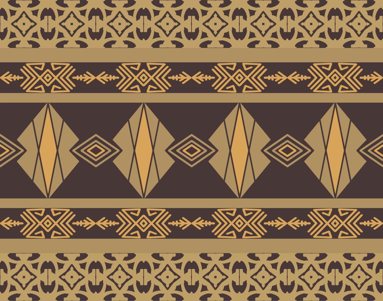 geometrisches Muster mit Stammesform. entworfen in Ikat, Boho, Aztec, Folk, Motiv, Zigeuner, arabischem Stil. ideal für Stoffbekleidung, Keramik, Tapeten, Schreibwaren, Markenidentität und Verpackungsdesign. vektor