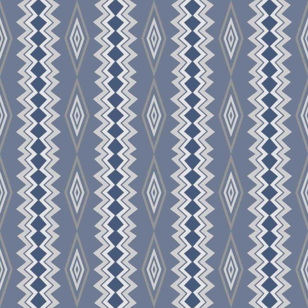 Chevron-Zickzack-Musterdesign mit aztekischem Stil und Ikat-Zeichen. Nahtloses Chevron-Muster. Vektor-Illustration. vektor