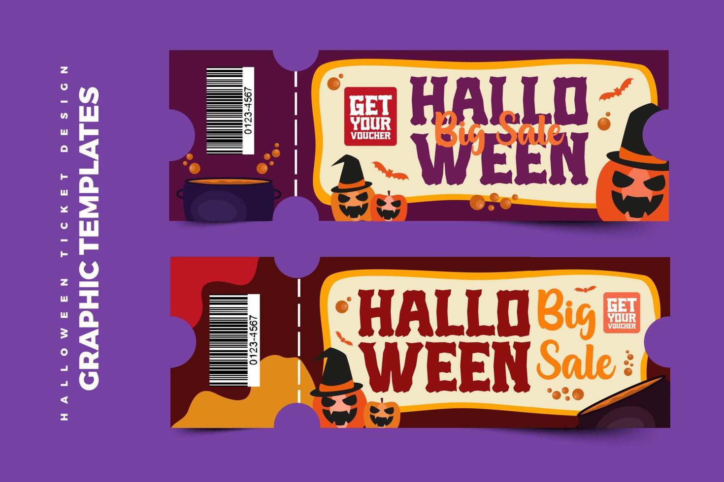 Halloween-Themen-Grafikdesign-Vorlage einfach anzupassen einfaches und elegantes Design vektor