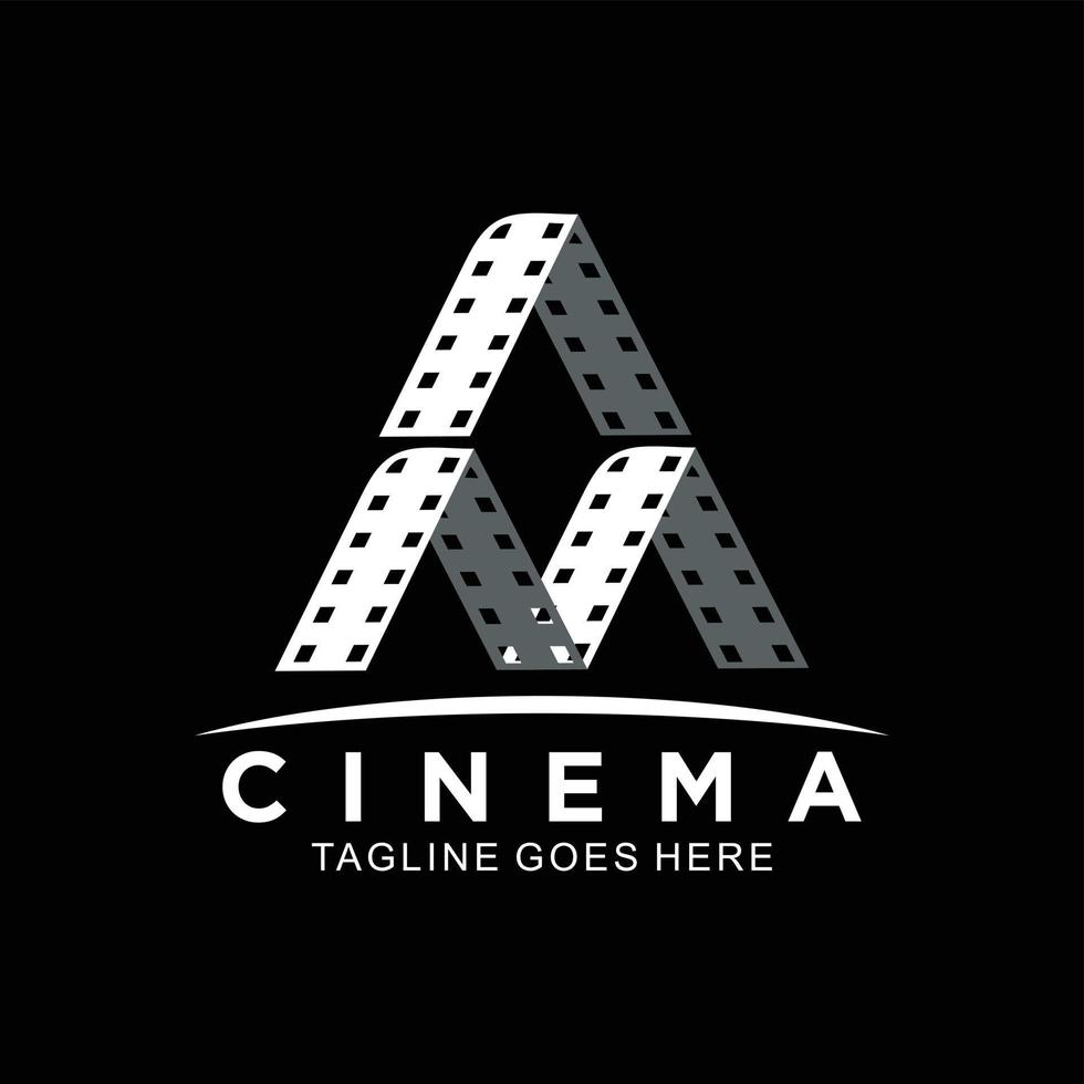 Kino-Logo-Film und Videografie-Design-Vorlage für Unternehmen vektor