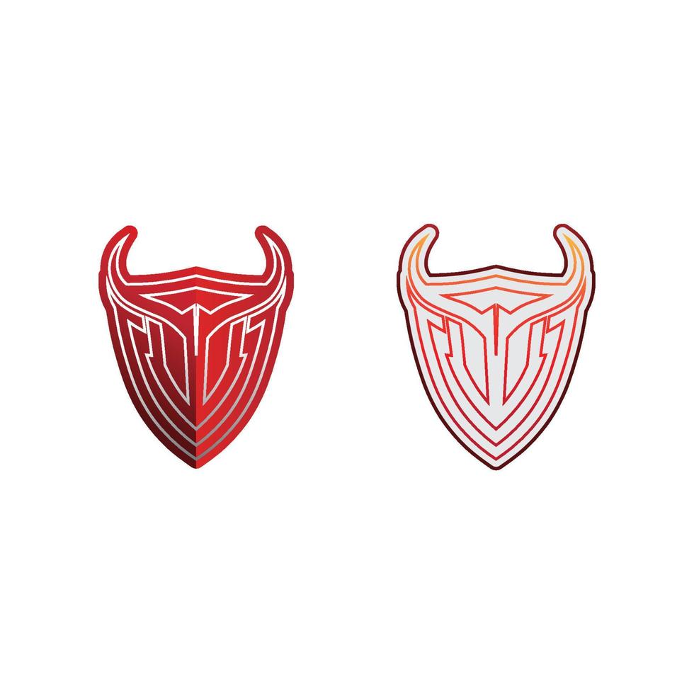 Bull Büffel Kopf Kuh Tier Maskottchen Logo Design Vektor für Sport Horn Büffel Tier Säugetiere Kopf Logo Wild Matador