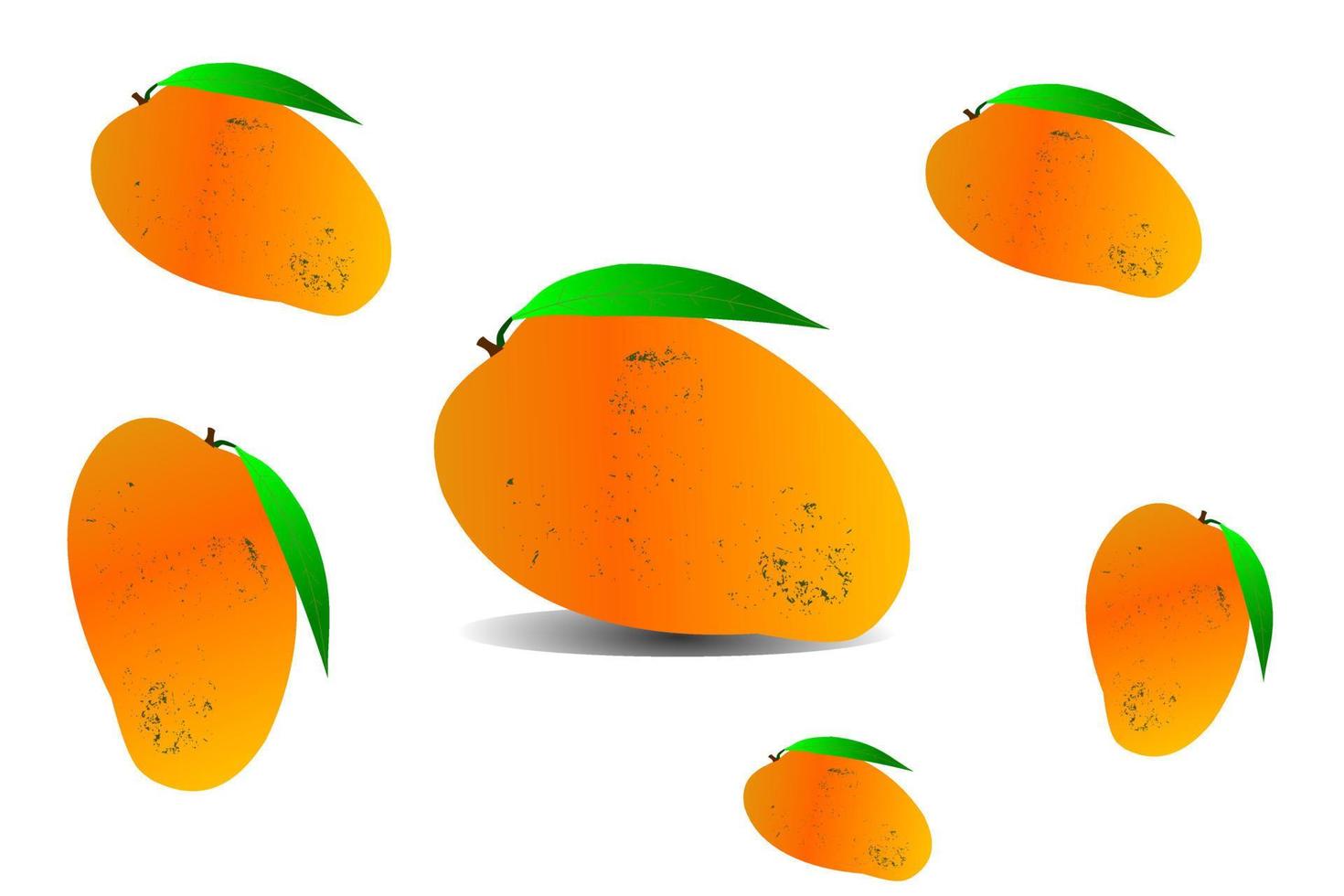mogen mango den där utseende färsk och utsökt vektor
