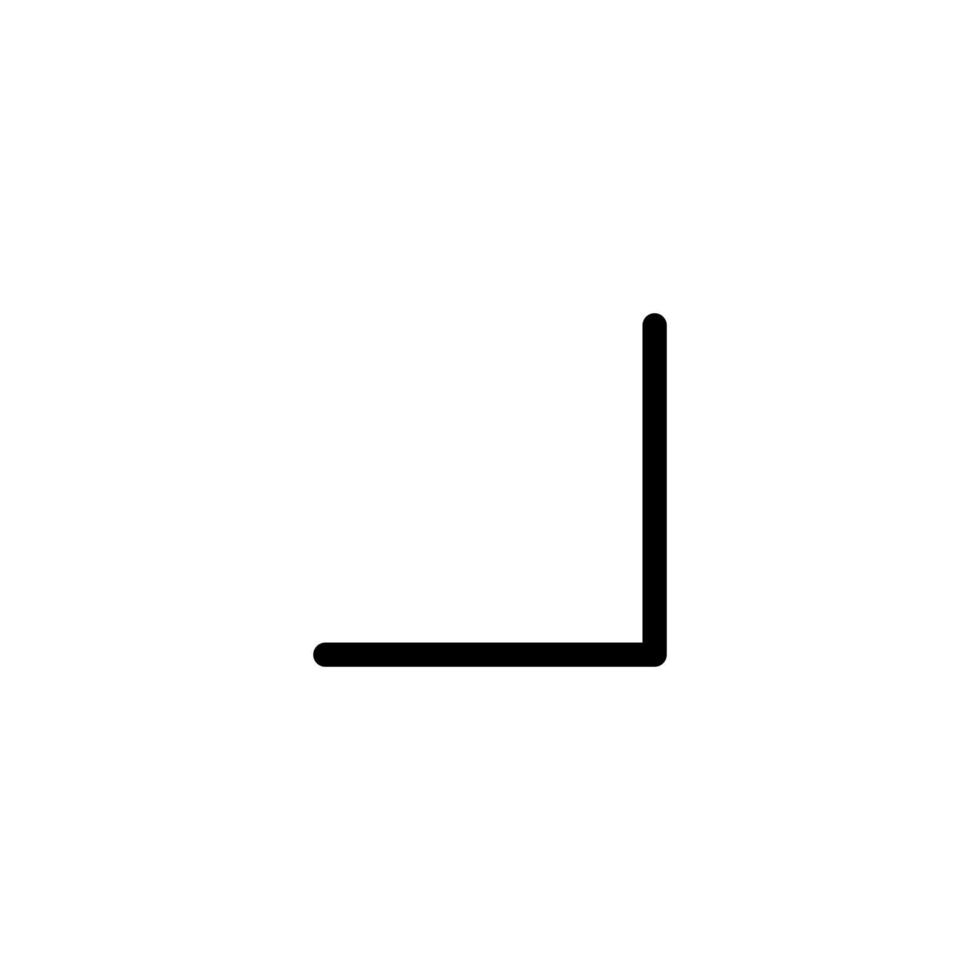 pil tecken symbol linje ikon lämplig för några ändamål vektor