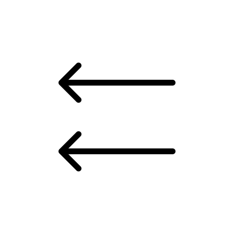 Pfeilzeichensymbol Liniensymbol für jeden Zweck geeignet vektor