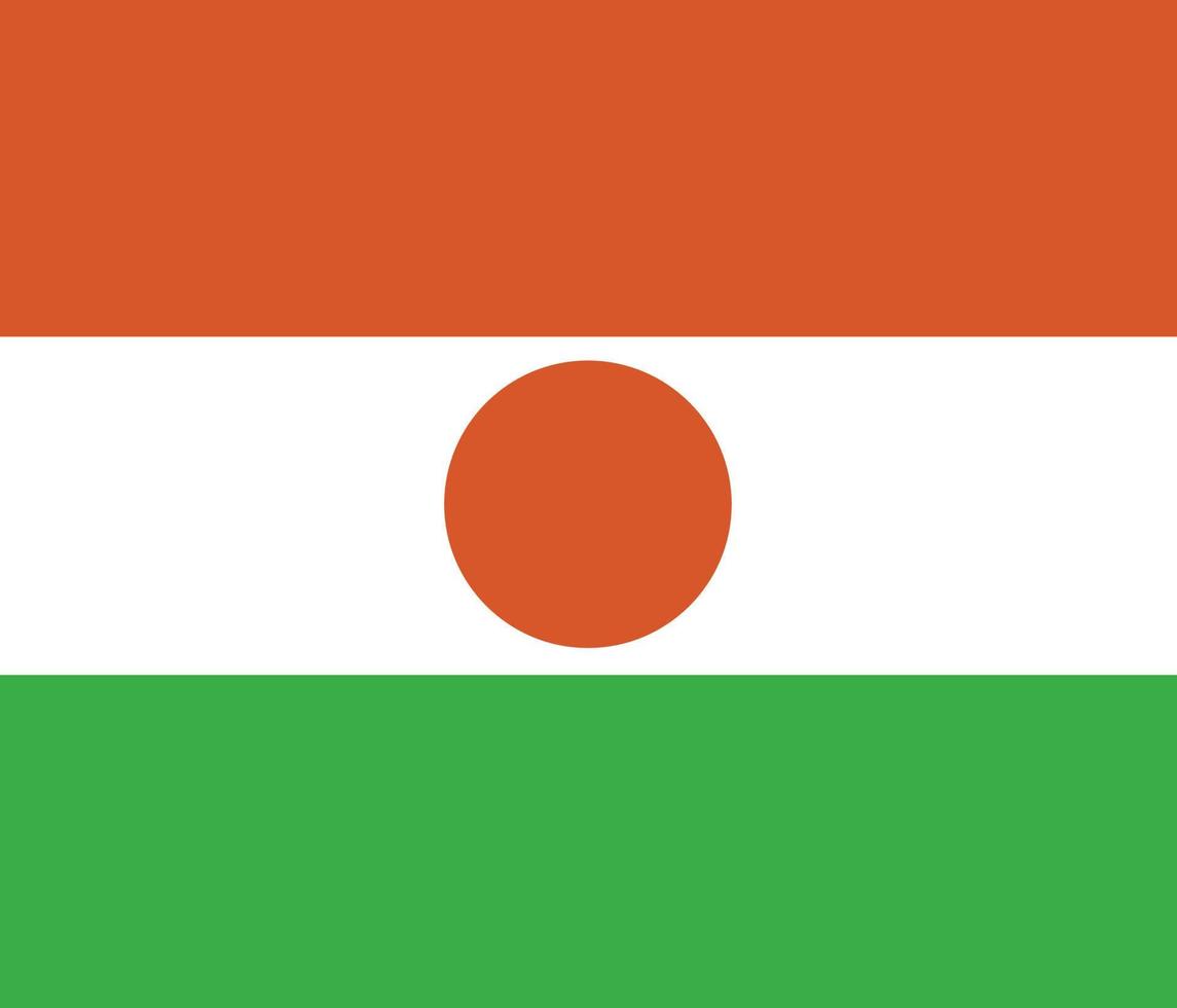 Niger-Flaggenvektor handgezeichnet, Trinidad und Tobago-Flaggenvektor handgezeichnet vektor