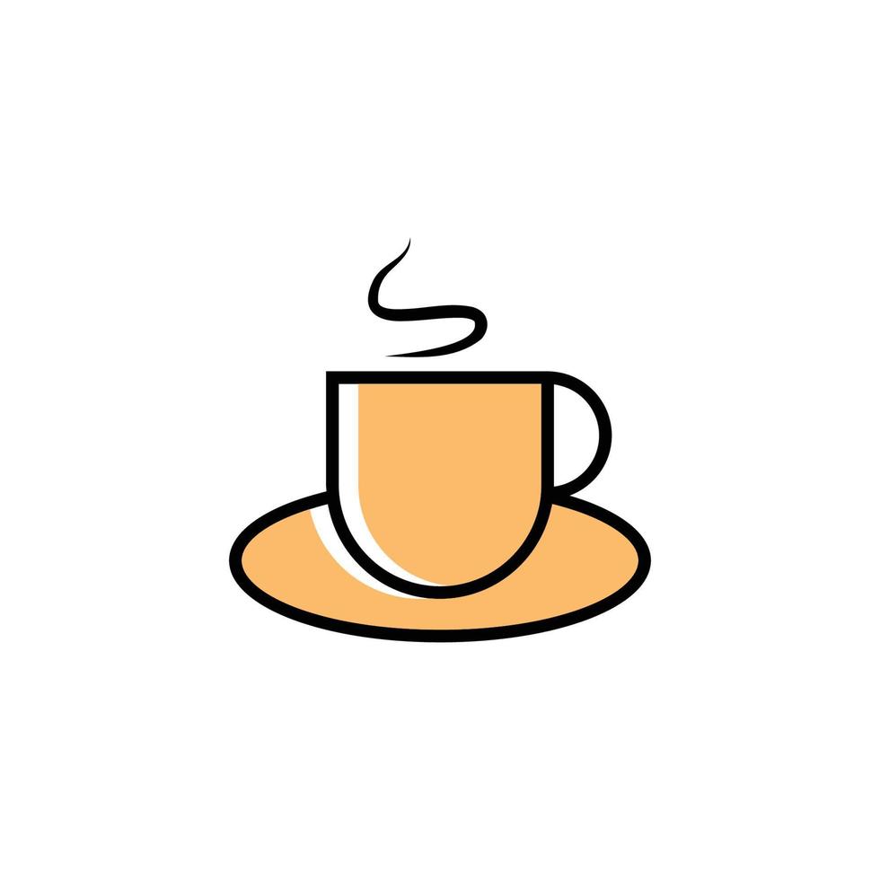 kaffeegetränk logo symbol illustration vektor