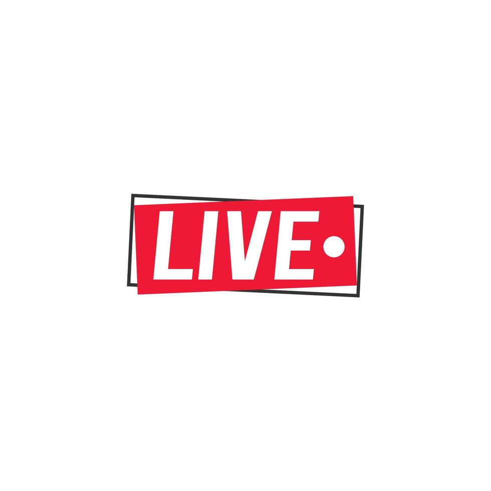 Live-Streaming-Broadcast-Logo-Icon-Design vektor