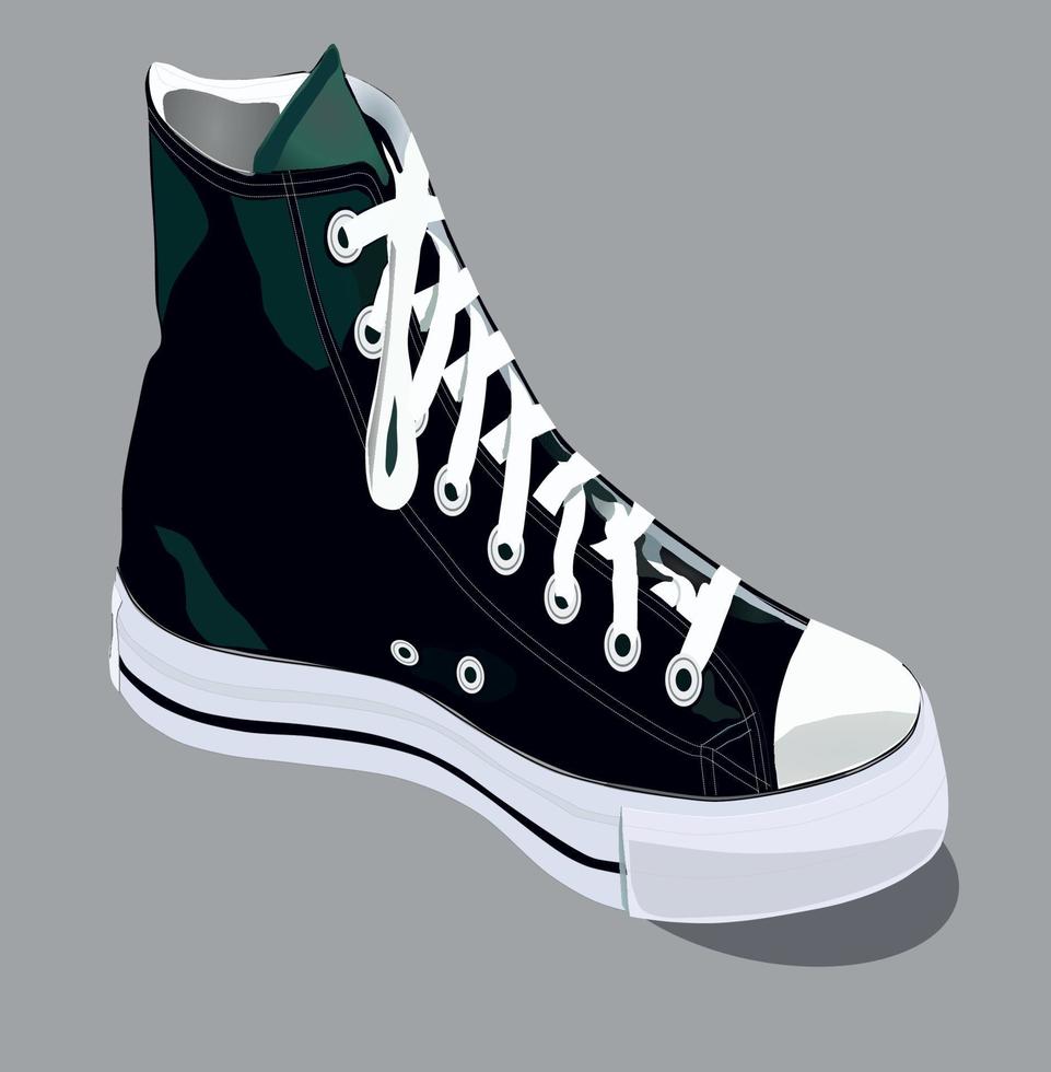 Schuhe-Vektor-Design-Illustration-Vorlage vektor