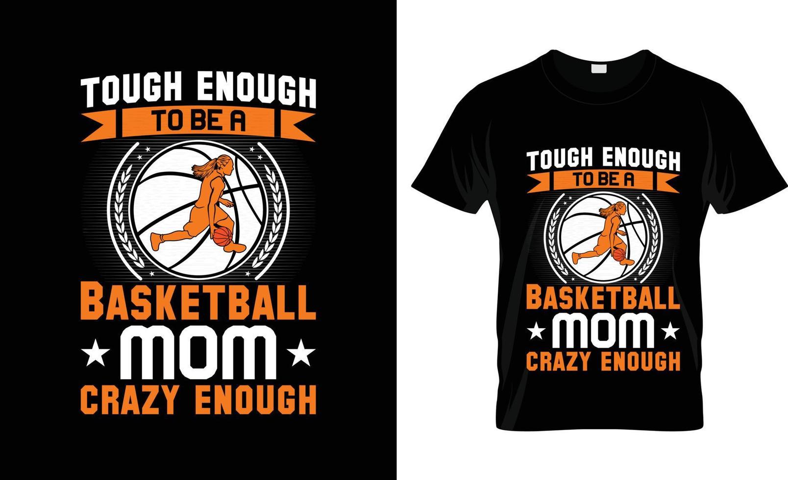 stark genug, um ein Basketball-T-Shirt-Design, Basketball-T-Shirt-Slogan und Bekleidungsdesign, Basketball-Typografie, Basketball-Vektor, Basketball-Illustration zu sein vektor