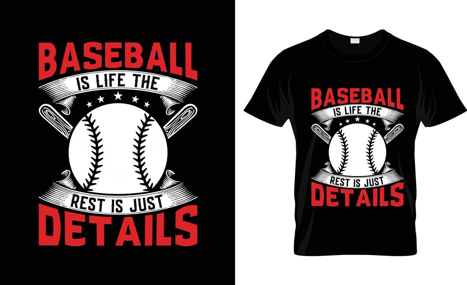 Baseball-T-Shirt-Design, Baseball-T-Shirt-Slogan und Bekleidungsdesign, Baseball-Typografie, Baseball-Vektor, Baseball-Illustration vektor