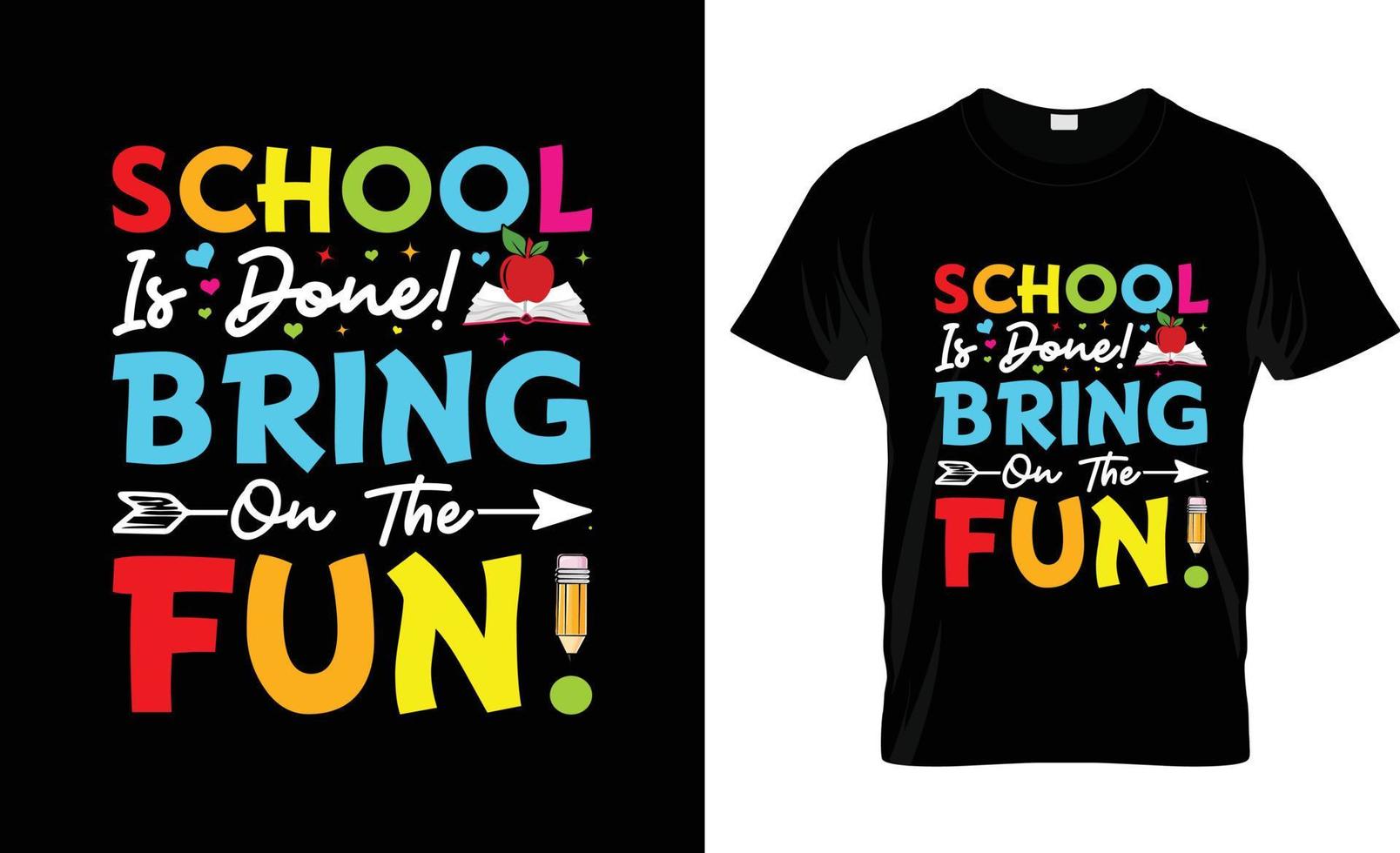 erster Schultag T-Shirt-Design, erster Schultag T-Shirt-Slogan und Bekleidungsdesign, erster Schultag Typografie, erster Schultag Vektor, erster Schultag Illustration vektor