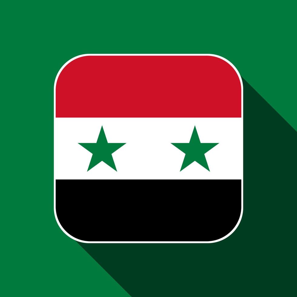 syriens flagga, officiella färger. vektor illustration.