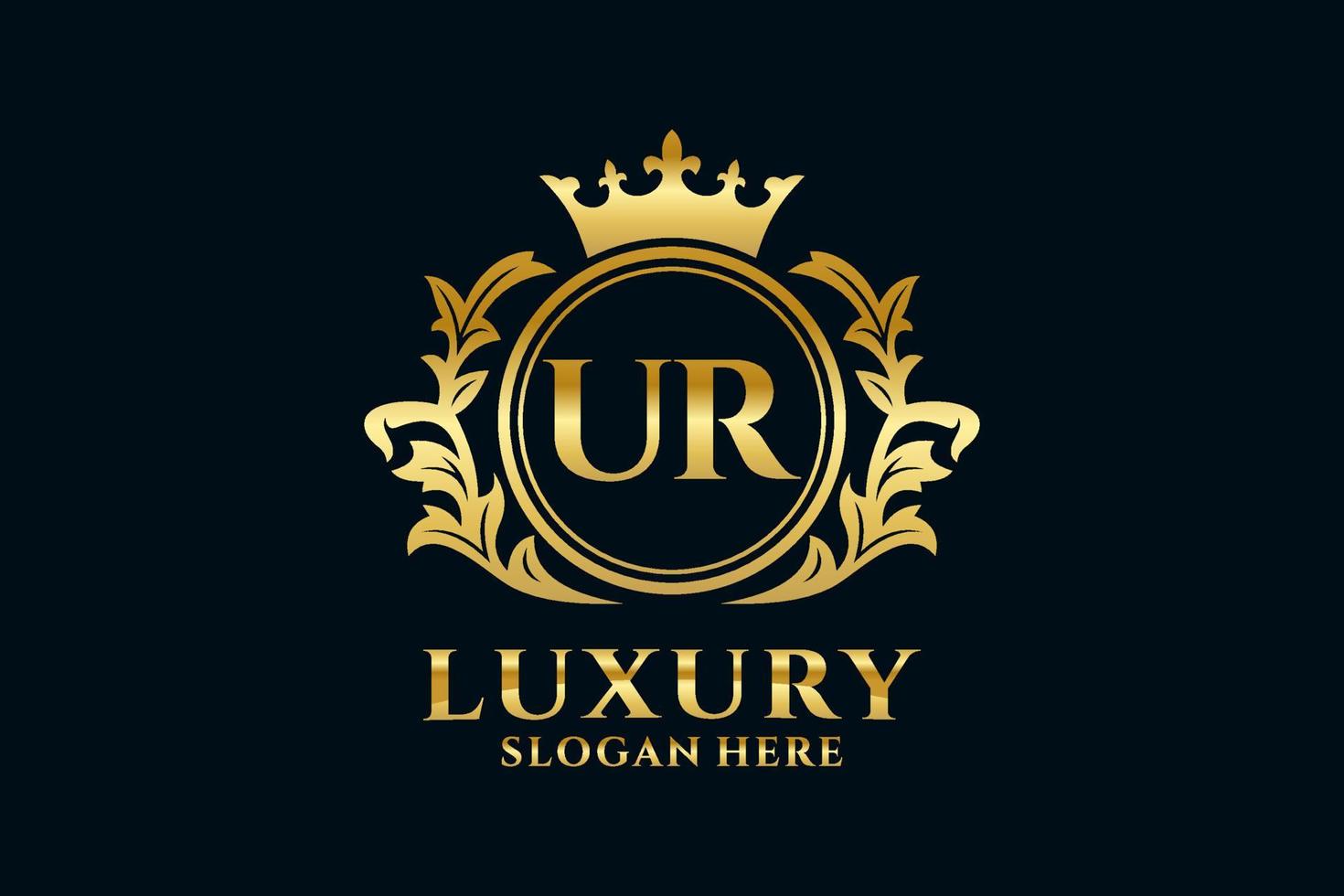 Anfangsbuchstabe Royal Luxury Logo Vorlage in Vektorgrafiken für luxuriöse Branding-Projekte und andere Vektorillustrationen. vektor