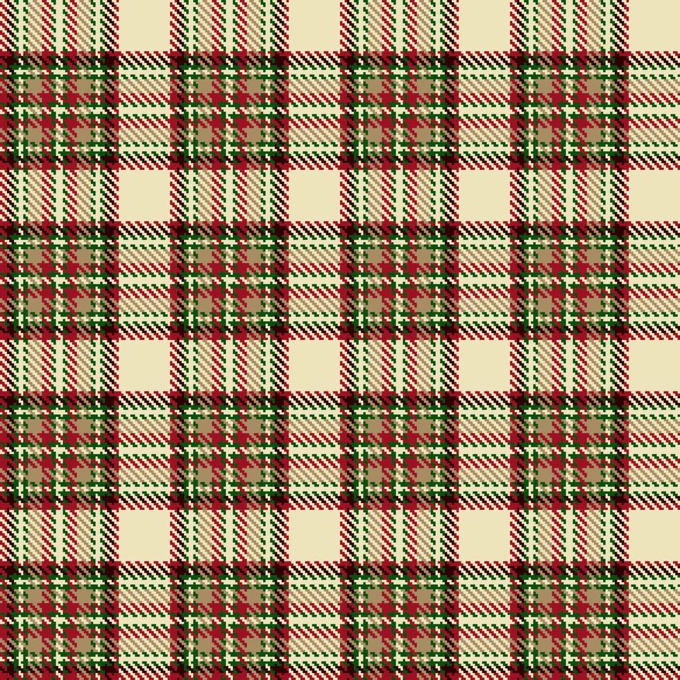 tartan kolla upp pläd textur sömlös mönster i gul, röd och grön. vektor