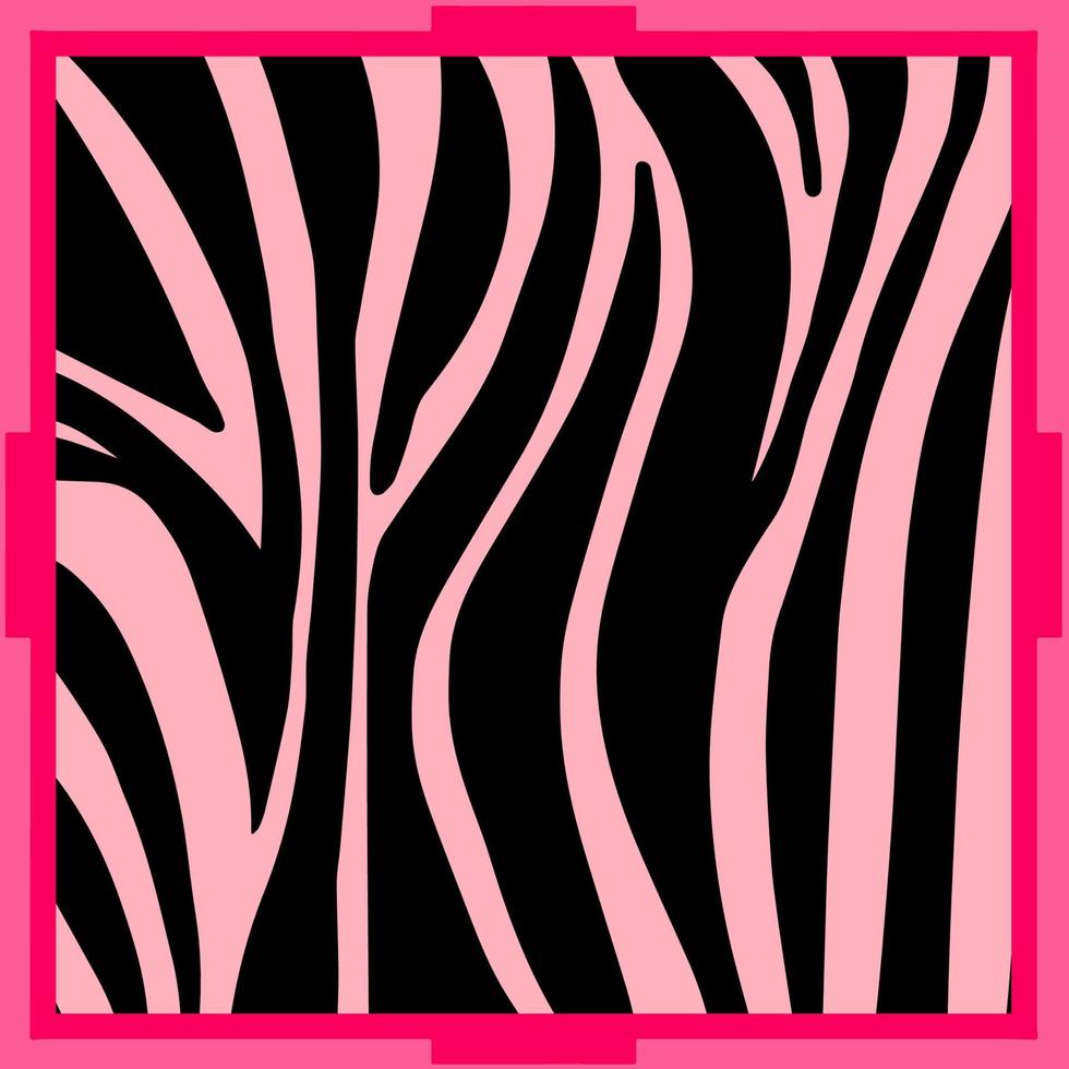 rosa zebra design användbar för silke scarf, sjalett, bandana, nacke ha på sig, sjal, hijab, tyg, tapet, matta, eller filt. konstverk för mode utskrift. vektor