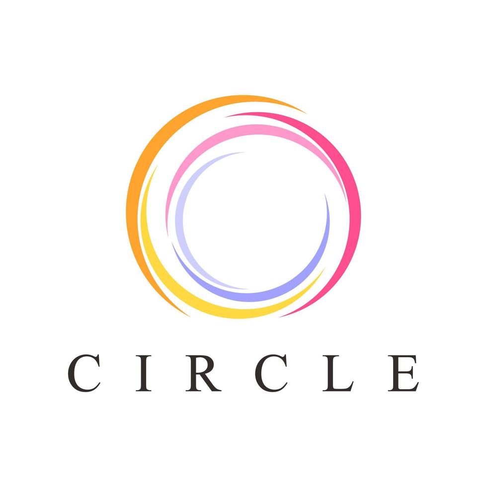 Kreis abstraktes Logo vektor