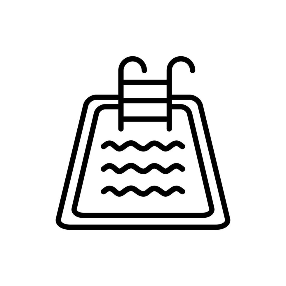 Schwimmbad Symbol vektor