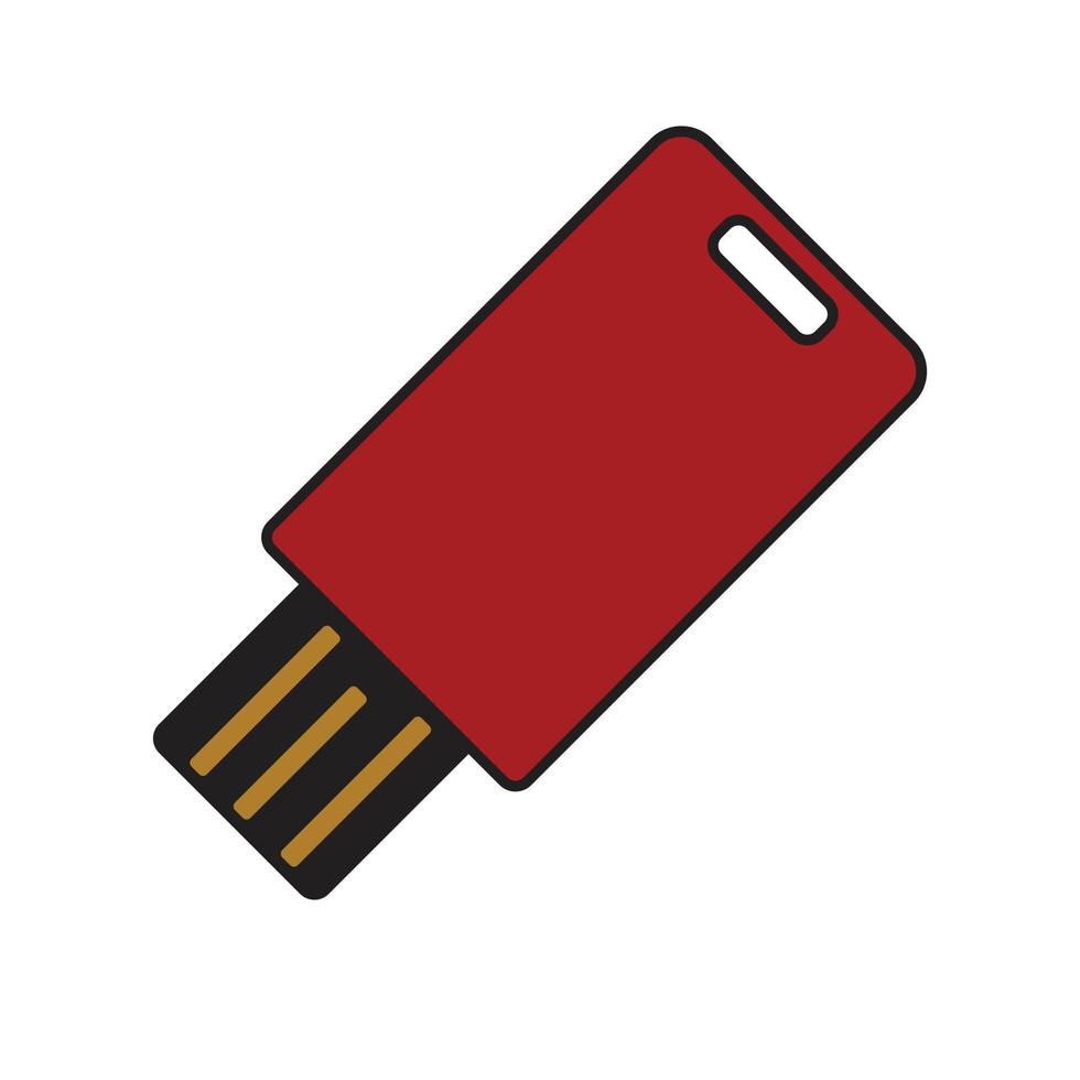 Illustration der Flashdisk vektor