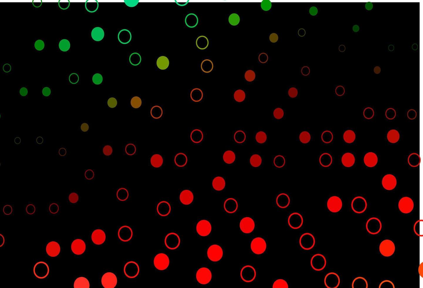 dunkelgrüne, rote Vektortextur mit Festplatten. vektor