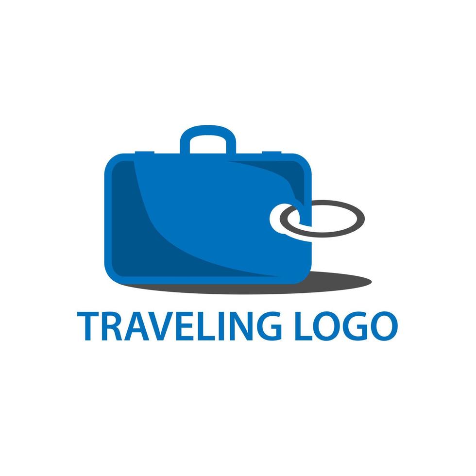 Vektor-Logo-Vorlage für Reisebüros. vektor