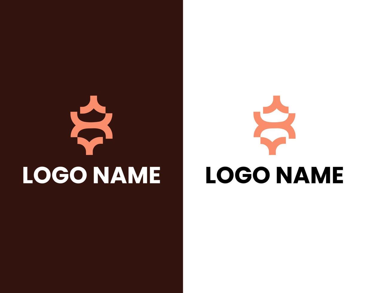 Buchstabe h und y moderne Logo-Design-Vorlage vektor